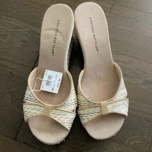 Montego Bay Club wedge sandals size 7.5